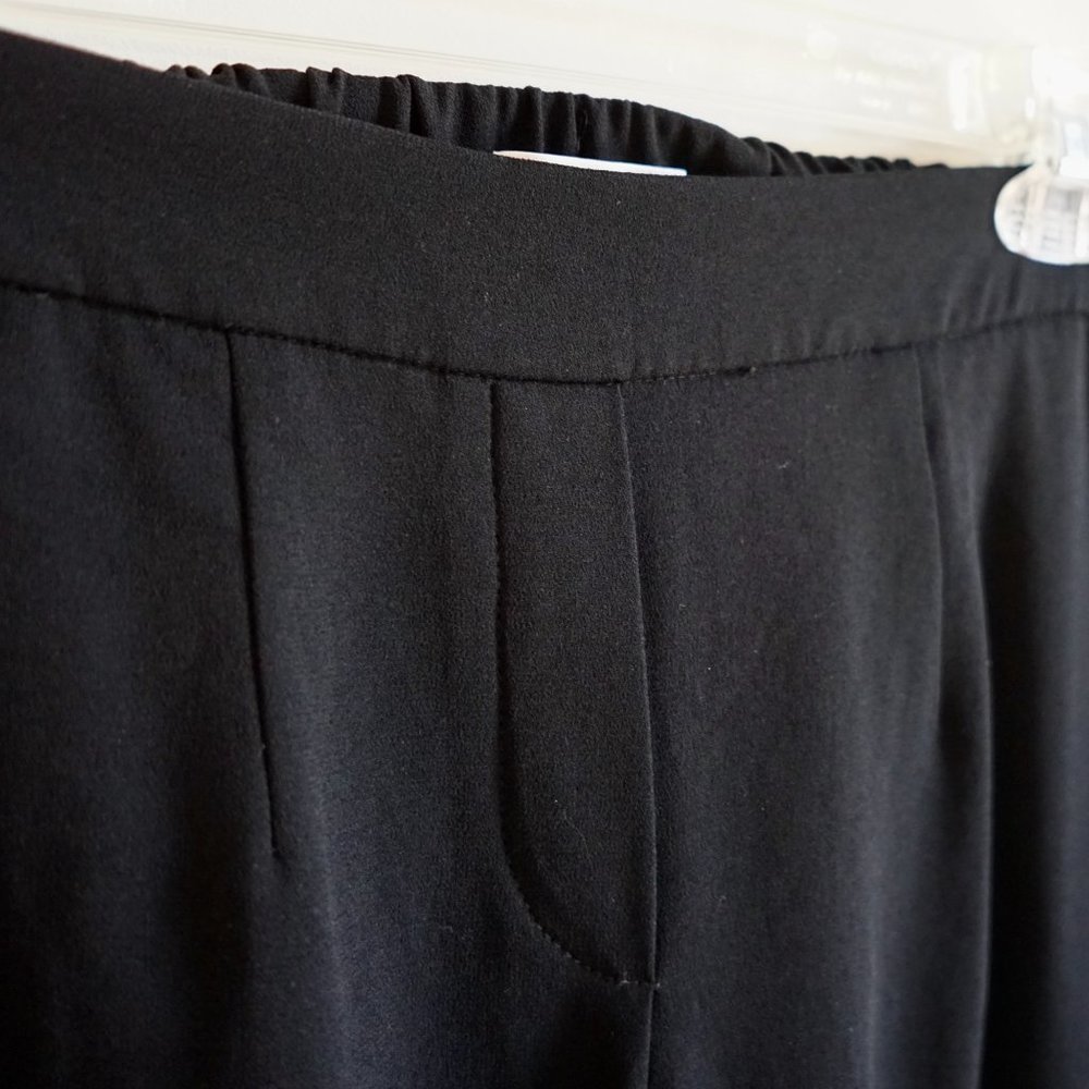 Aritzia Babaton Conan Cropped Pant in Black/White Stripe Size 2 - Picture 7 of 11
